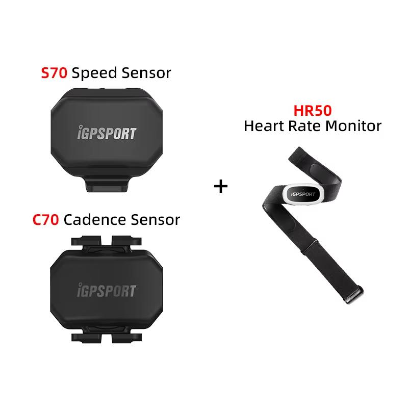 IGPSPORT IGS Speed Sensor Cadence Sensor HR50 Heart Rate Monitor  SPD70 CAD70 Computer Sensor Holder Bracket Bike Accessories