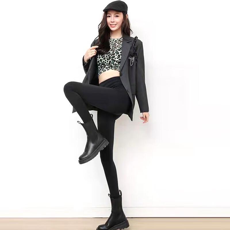 Qiansi Bird Women's De Velvet High-Waist Thermal Leggings BYN21006
