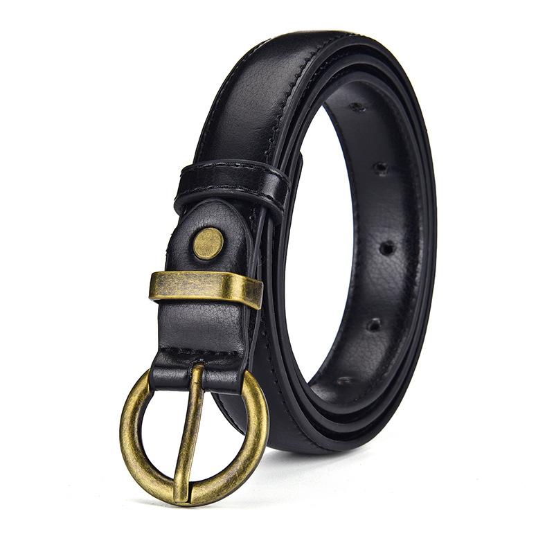 

Маленький ремень женский джинсовый ремень женский ремень летний изящный ретро декор черный летний узкий 105cm чёрный