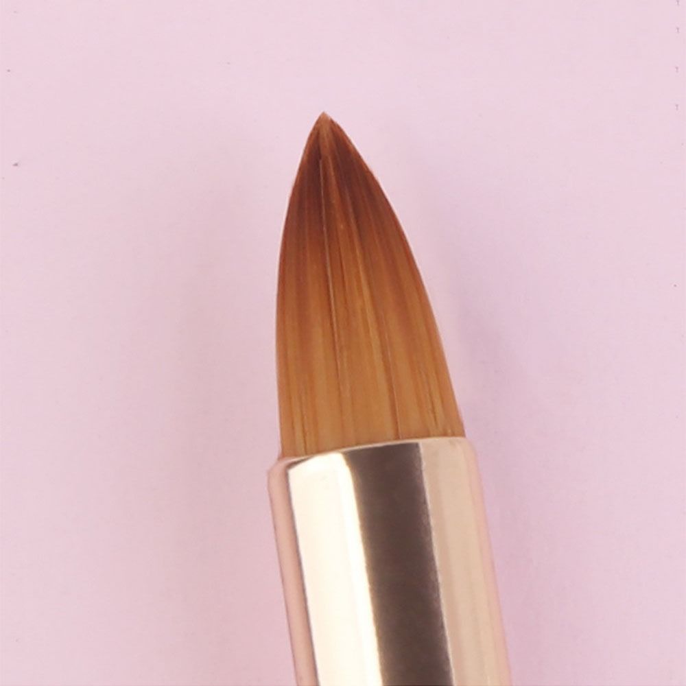 Aluminium Tube Retractable Lip/brow Brush Telescopic Double-ended Lipstick Brush  Make Up Tools