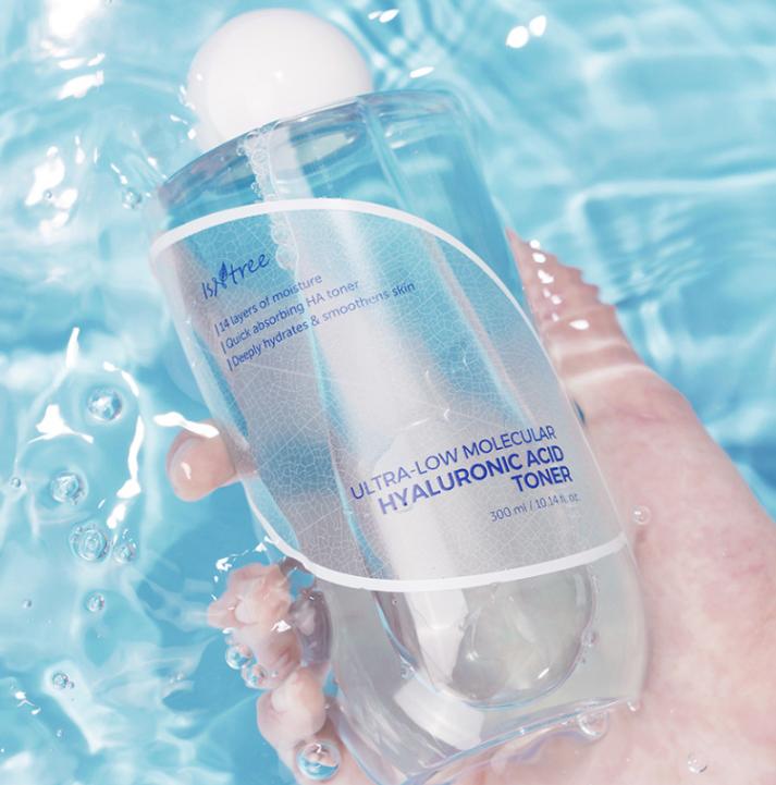 Isntree Hyaluronic Acid Toner 300ml – Deep Hydration with Low Molecular Hyaluronic Acid