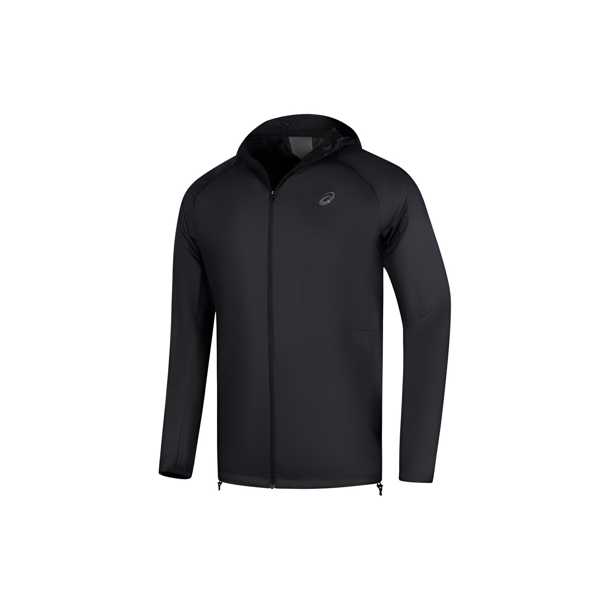 

Asics Hooded Raglan Long Sleeve Zip Jacket Men Jackets Black 2011C968-001 L