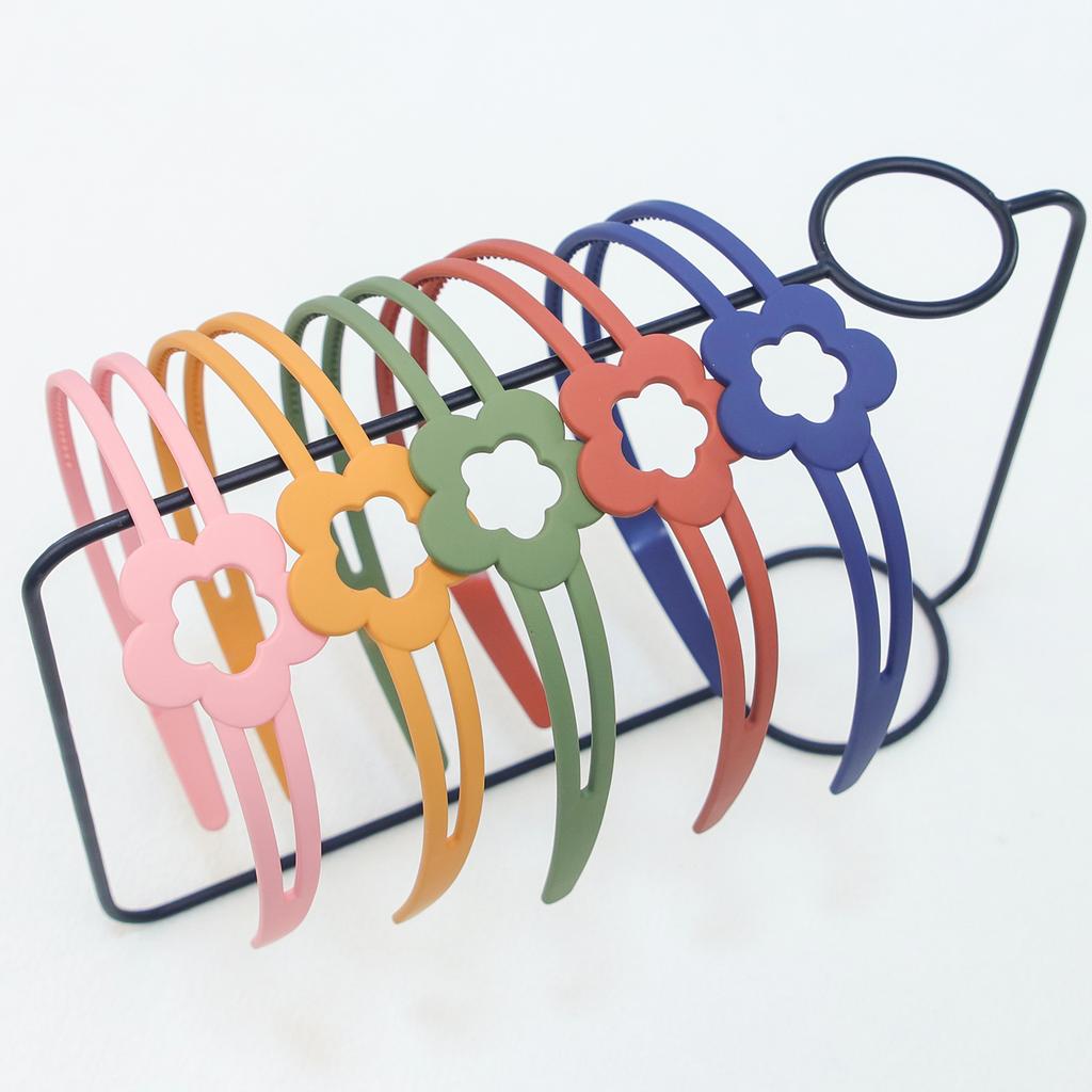 4/5/6pcs Fashion Matte Headband For Women Girls Thin Headband Female Plastic Teeth Hairbands Simple Hair Accessories Mix Styles