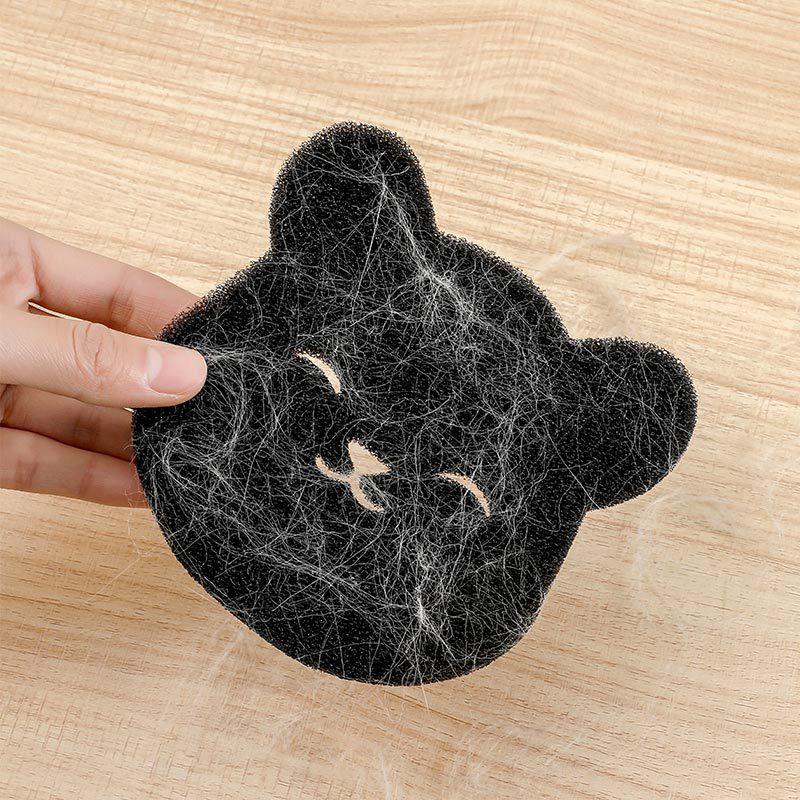 2Pcs Pet Hair Remover Bear Shape Laundry Ball Washing Machine Lint Catcher Reusable Clothes Sofa Cat Dog Hair Cleaning Sponge