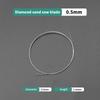 1M Cutting Wire Saw Blades Jade Metal Ceramic Cutting Supplies Hand Saw Blade Diameter 0.1Mm-0.5Mm Professional Hand Tools