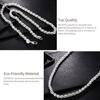 Mens Cuban Link Chain Necklace Silver Bling Choker Necklace Hip Hop Jewelry Accessory for Daily Wear Work Date