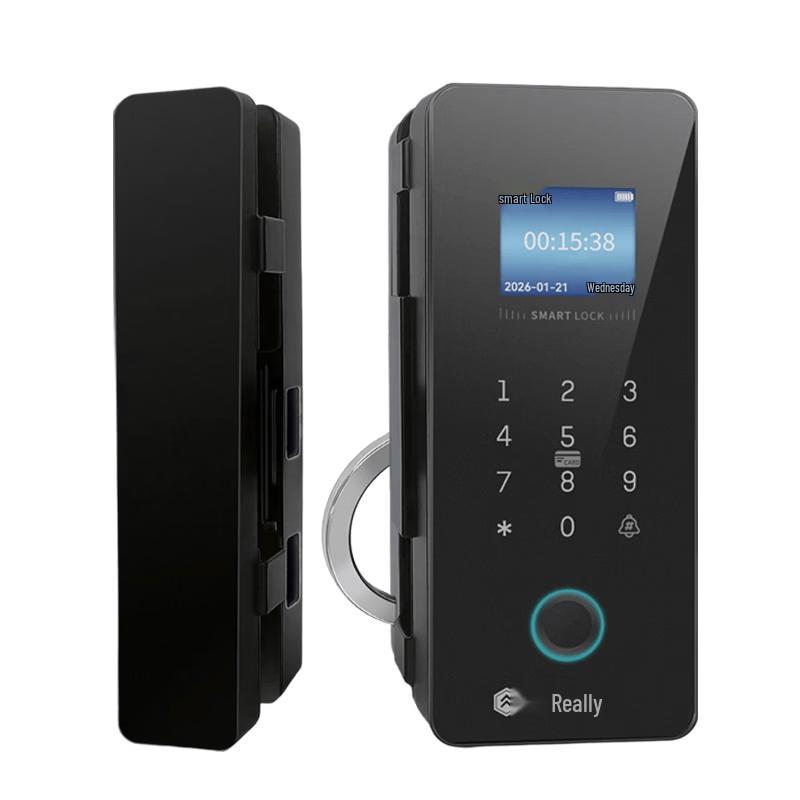 Realand ZD209 Smart Fingerprint Glass Door Lock CN plug (adapter included)