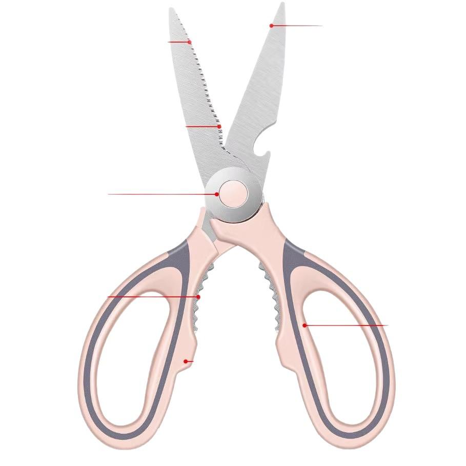 Newcomer Special: Multipurpose Stainless Steel Kitchen Scissors for Chicken, Meat, and Fish with Free Shipping