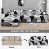 Geometry Plaid Sofa Cover Slipcovers Stretch Sofa Covers for Living Room Elastic Couch Chair Cover Sofa Towel 1/2/3/4-seater
