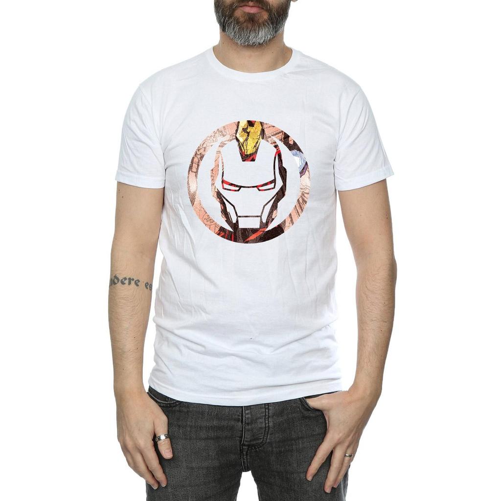 Iron Man Unisex Adult Montage T-Shirt