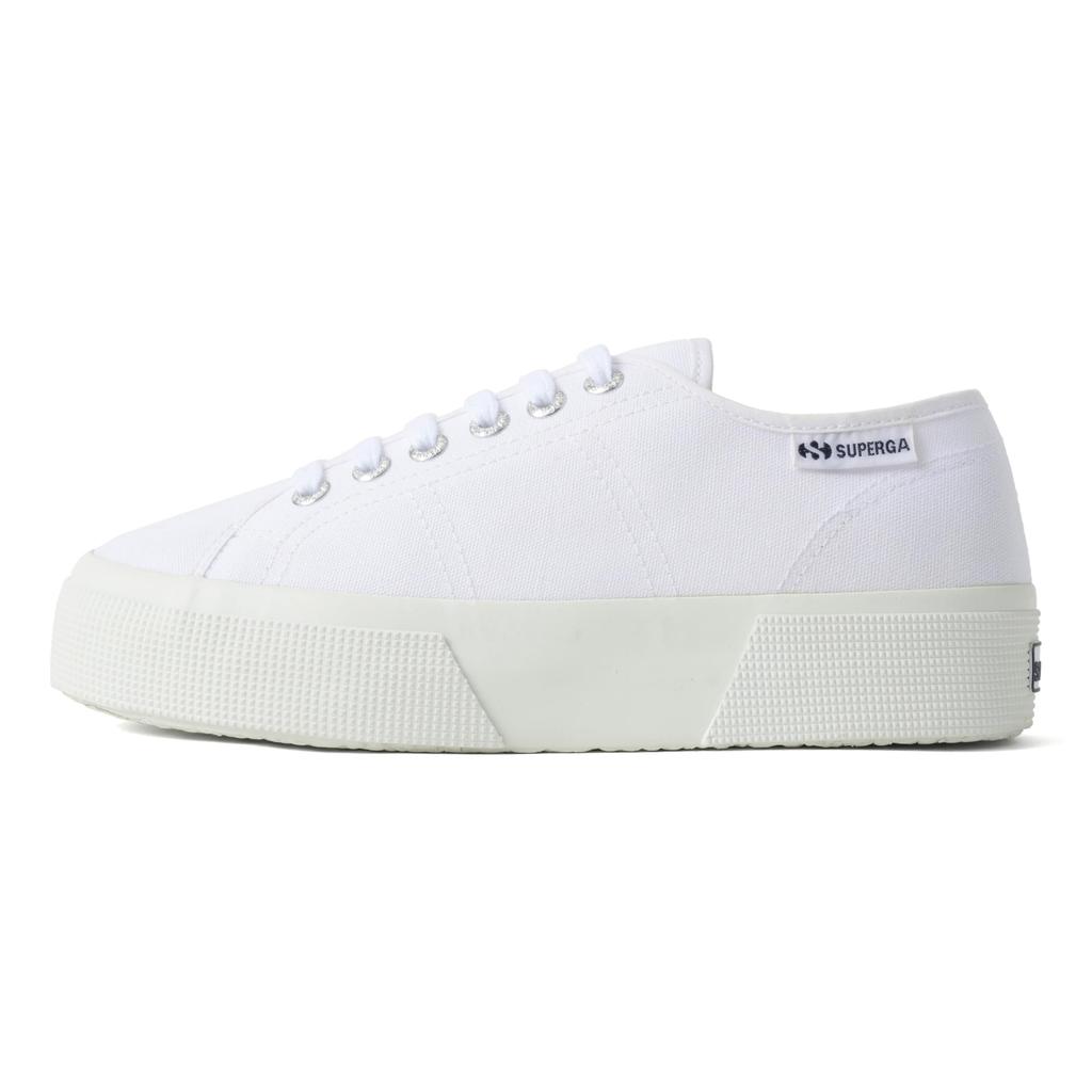 Superga 3740 Platform Leggera Platform Size Cm Sneakers, Women's, White, 23.0
