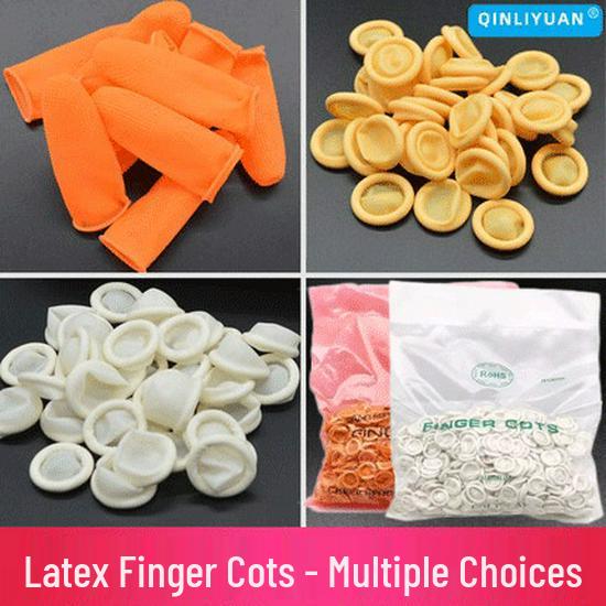 Latex Disposable Finger Cots - Waterproof, Anti-static, Powder-Free Protection for Hands with Free Shipping