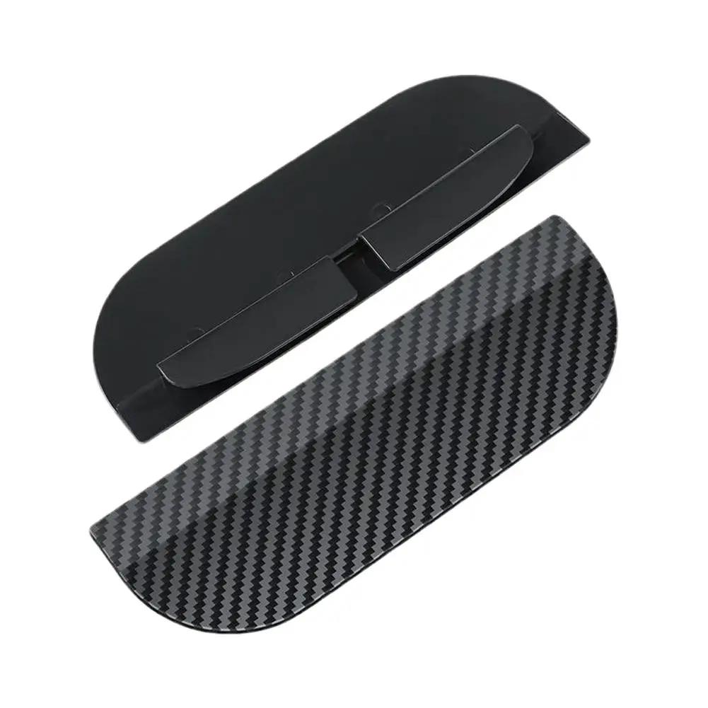 

2025 New Car Rearview Mirror Carbon Fiber Rain Cover Shade Clear Mirror Visor Auto Sun Vision Organizer Accessori Rain Prot B0J6