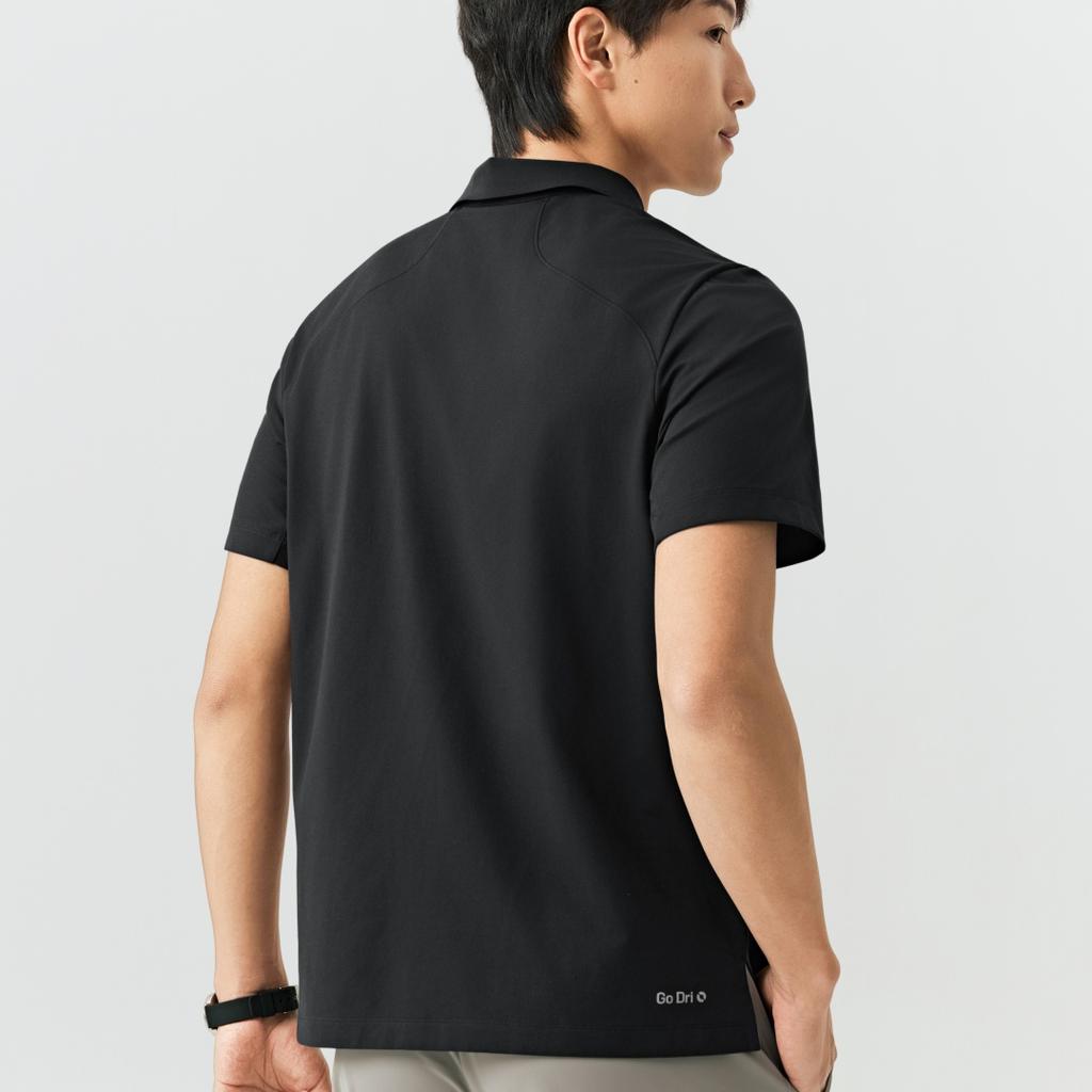 Skechers Moisture Wicking Quick Dry Pullover Polo Shirt Men Tops P226M183-0018