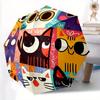 1pc Cat Whisker Automatic Open 8-Rib Windproof Umbrella, Travel & Commuting, Suitable for All Seasons