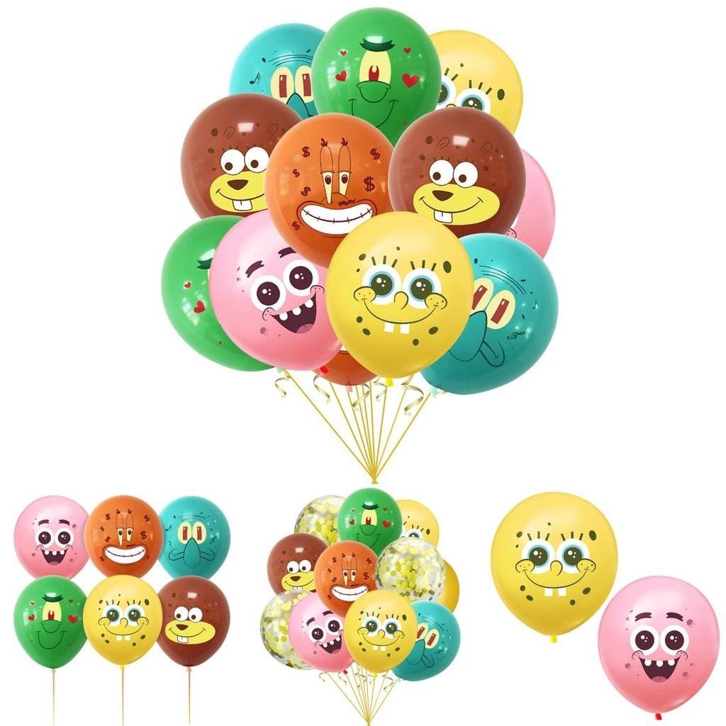 Adorable Spongebob Latex Balloons For Kids Birthday Party And Baby Shower Decorations