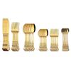 36pcs Royal Cutlery Set Gold Stainless Steel Luxury Dinnerware Knives Ice Tea Spoon Forks Kitchen Tableware Dinner Silverware