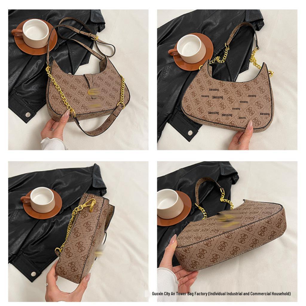 Luxurious Women's Crescent Crossbody Bag – Versatile, Fashionable, and Bestselling
