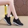 Women's Casual Elevated Shoes 2024 Spring New Thick Soled Sneakers Women Fashion Korean Version Breathable Running Shoes