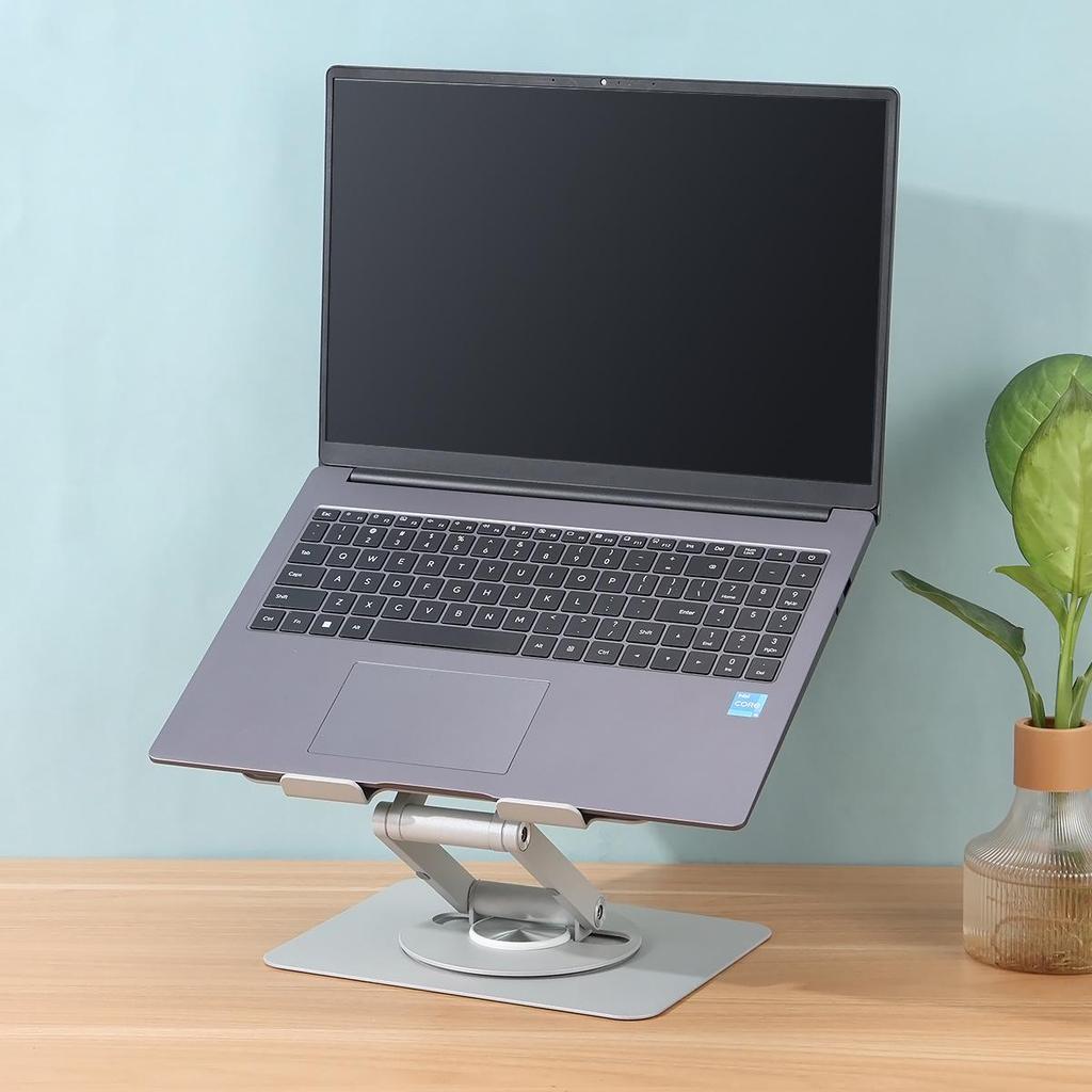 Adjustable Rotating Laptop Stand with Double-Layer Foldable Design
