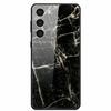 Tempered Glass Case For Samsung S23 Plus 5G Cover Galaxy S 23 Space Hard Back Coque For Samsung S23 Ultra S23+ Bumpers Funda Cat