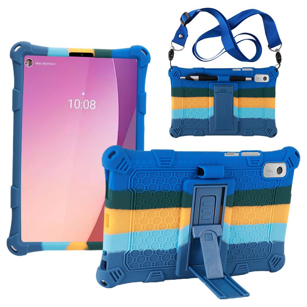 Case For Lenovo Tab M9 TB-310FU TB-310XU Kickstand Soft Silicone Kids Safe Tablet Cover Full Body Protect Funda