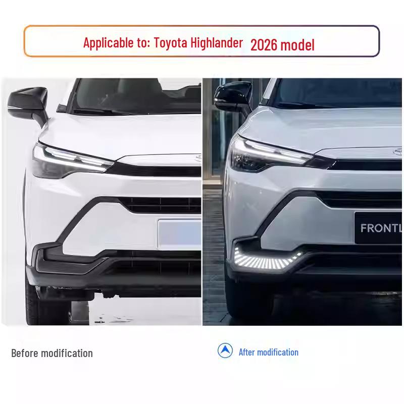 Compatible LED Daytime Running & Decorative Lights for 26 Toyota Frontlander Models.