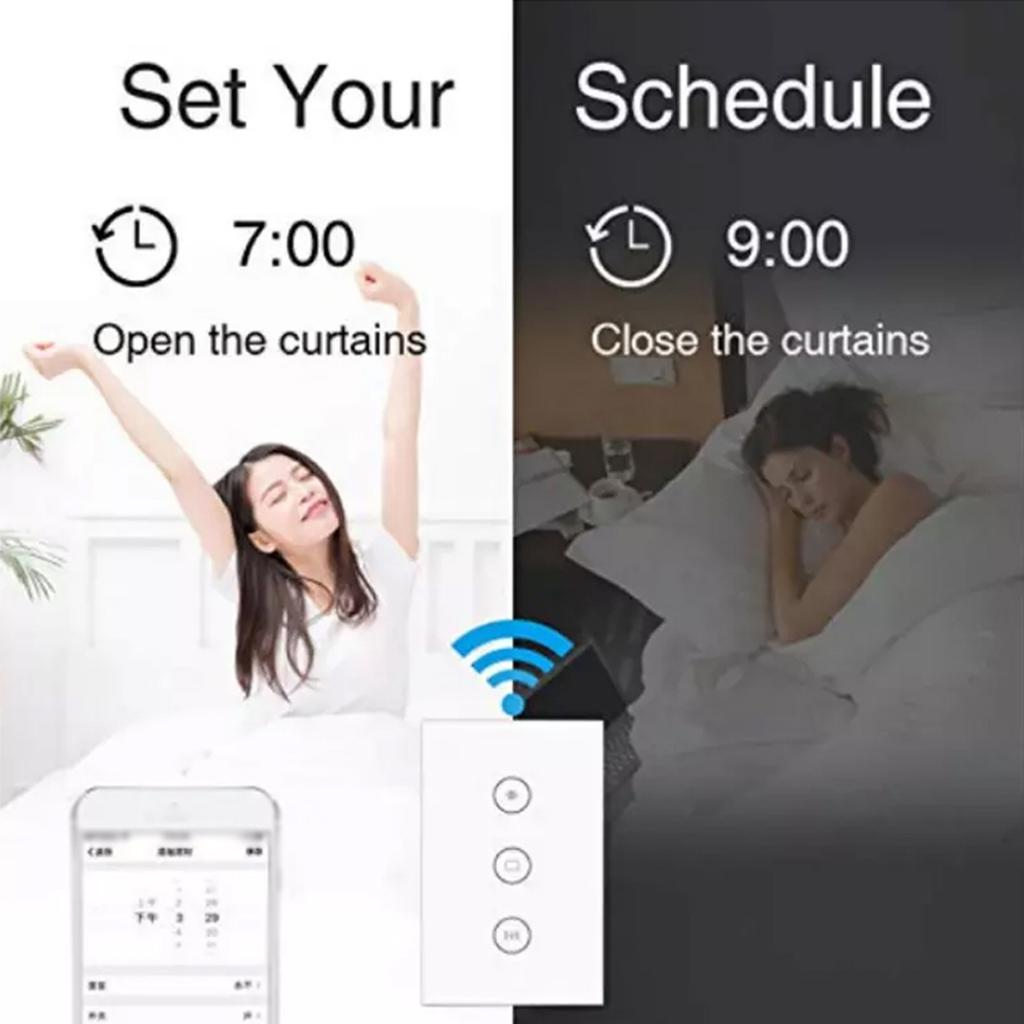 QS WIFI CP03 Tuya WiFi Intelligent Curtain Switch Module Home Curtain Modification Module Mobilephone Device Sharing