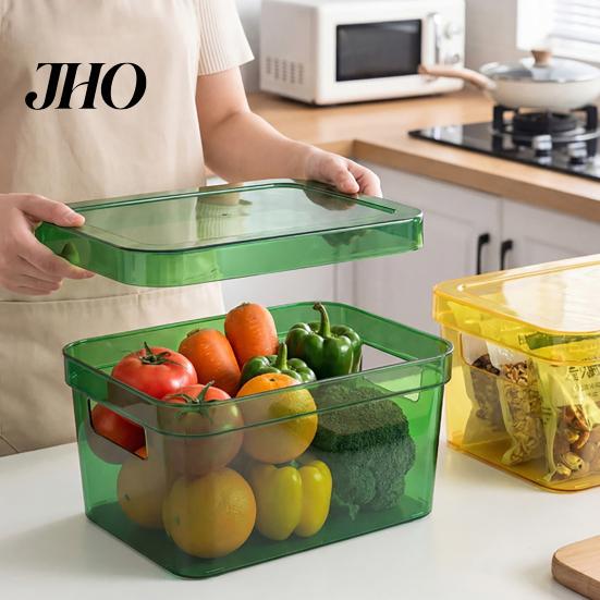Easy View Aufbewahrungsbox Feuchtigkeitsgeschützt mit Deckeldesign Transparenter Versiegelter Behälter Stapelbarer Organizer Langlebiger Kunststoff für den Heimgebrauch Frische
