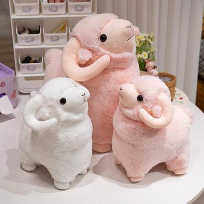 Simulation Sheep Doll Plush Toy Lamb Doll Doll Birthday Gift Throw Pillow Girl