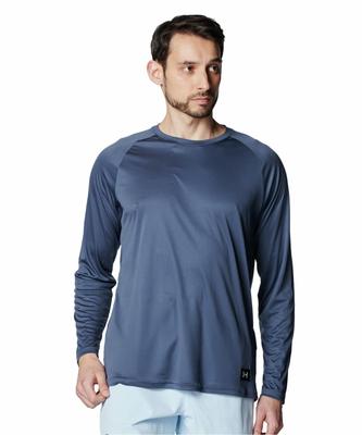 UA RASH GURAD CREW Downpour Gray S