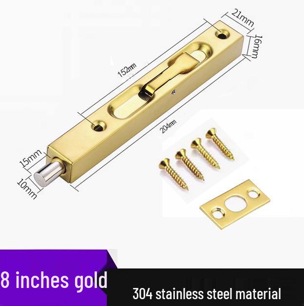 Stainless Steel 304 Concealed Heaven & Earth Fire Door Bolt - 1 Meter Extension