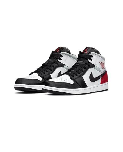 Air Jordan 1 Mid SE Красный Black Toe Jordan 1 AJ1 Mid SE Красный Черный 852542-100 EU 47.5