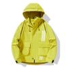 Unisex Hooded Outdoor Windbreaker Jacket Lightweight Waterproof Breathable Trail Hiking Camping Raincoat Men Women