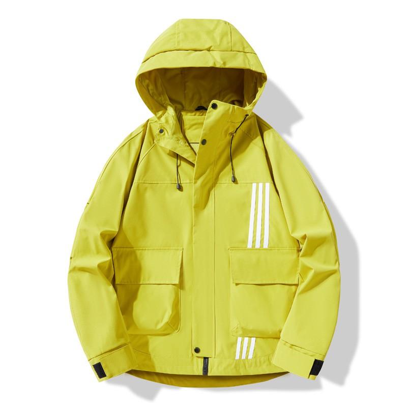 Unisex Hooded Outdoor Windbreaker Jacket Lightweight Waterproof Breathable Trail Hiking Camping Raincoat Men Women