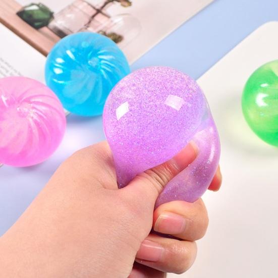 Realistic Steamed Bun Squeeze Toy Soft TPR Fidget Toy for Stress Relief Portable Sensory Decompression Gadget for Kids Adults Novelty Gift