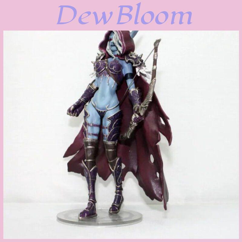 World Of Warcraft Sylvanas 7in Modelo Rainha Decoração Manual do Jogo