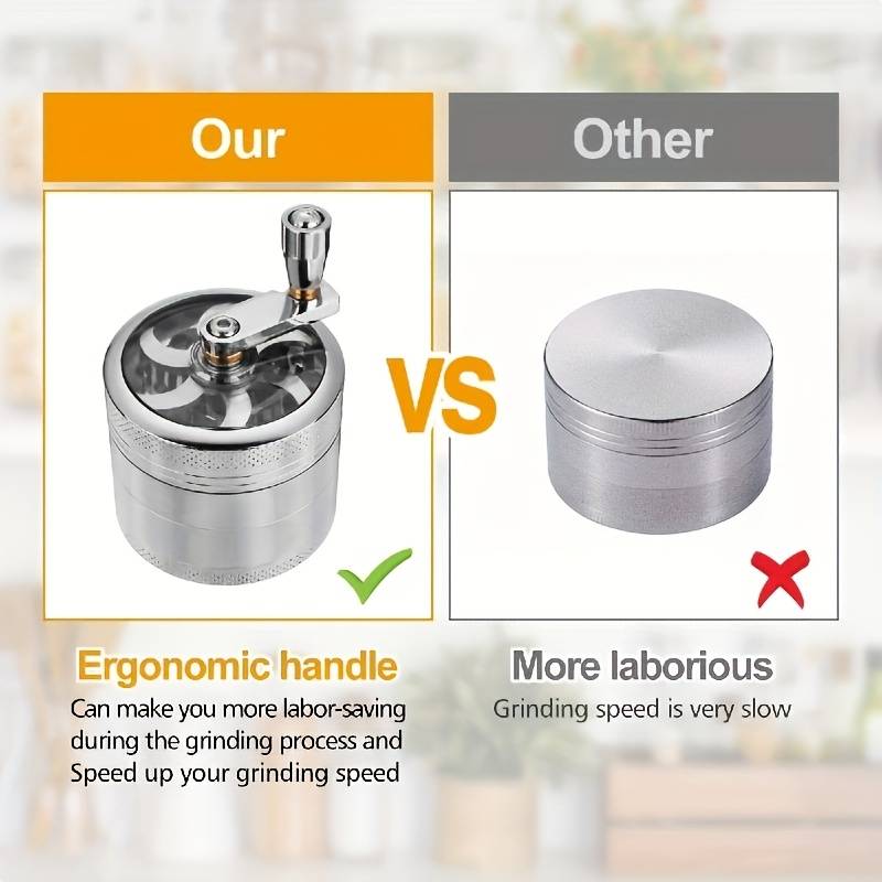 Multifunctional Coffee Nut And Hard Spice Grinder For Nutmeg Ginger Rock Salt  And Peppercorn Hand Tools Crushers Kitchen Tools