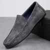 Mode Neue Slipper Herren Handgefertigt Echtes Leder Freizeitschuhe Business Herren Fahr-Flats Weiche Slipper Bequeme Herren Mokassins