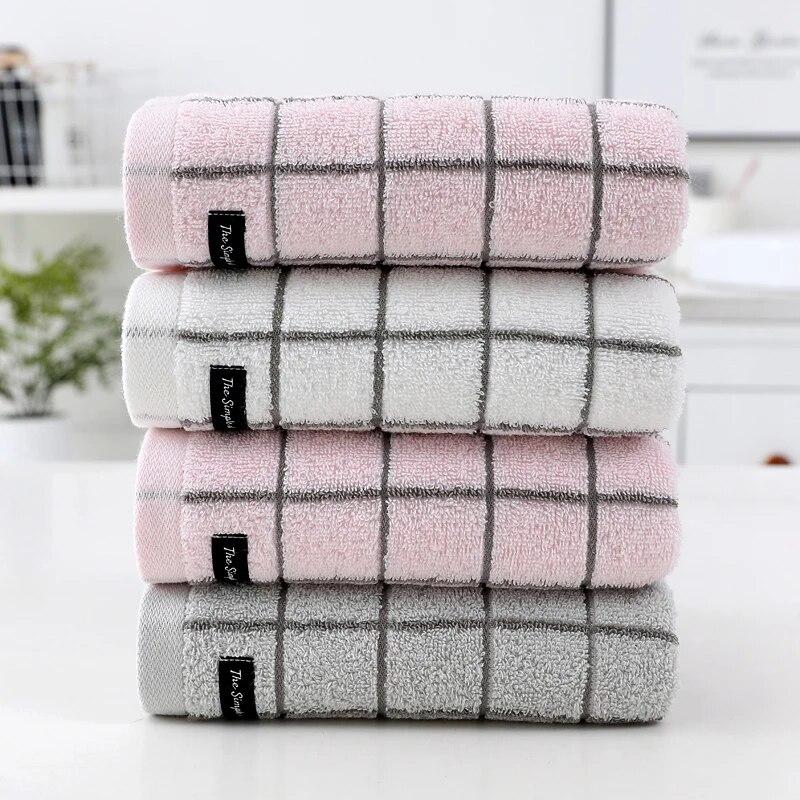 100% Pure Cotton Bath Towel, Beach Towel, Quick Drying, Travel Gym, Camping Sports, Thickened Towel, Face Wash Towel