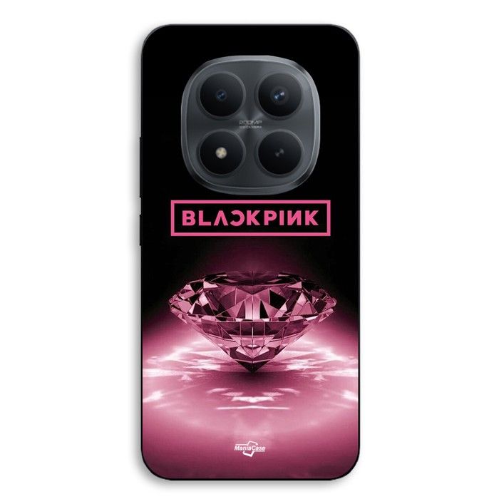 Coque de téléphone - MANIACASE - Xiaomi Redmi Note 15 Pro Plus 5G - Silicone TPU - Noir - Motif Blackpink Diamond