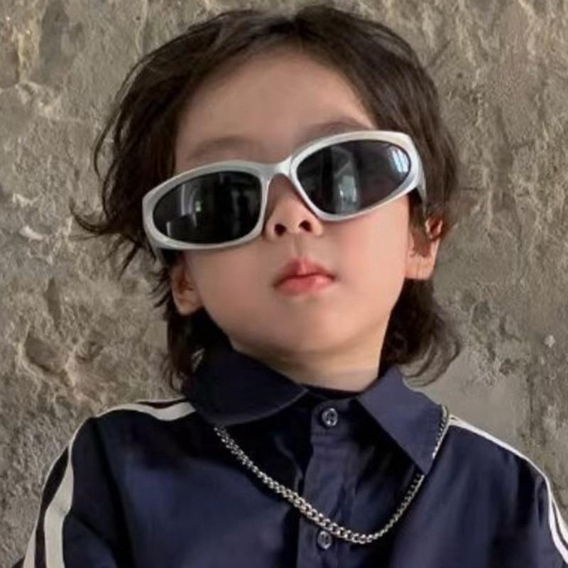 Modische Kinder-Sonnenbrille Kinder Sommer Outdoor Sonnenschutz Sonnenbrille Kinder Hip Hop Brille UV400