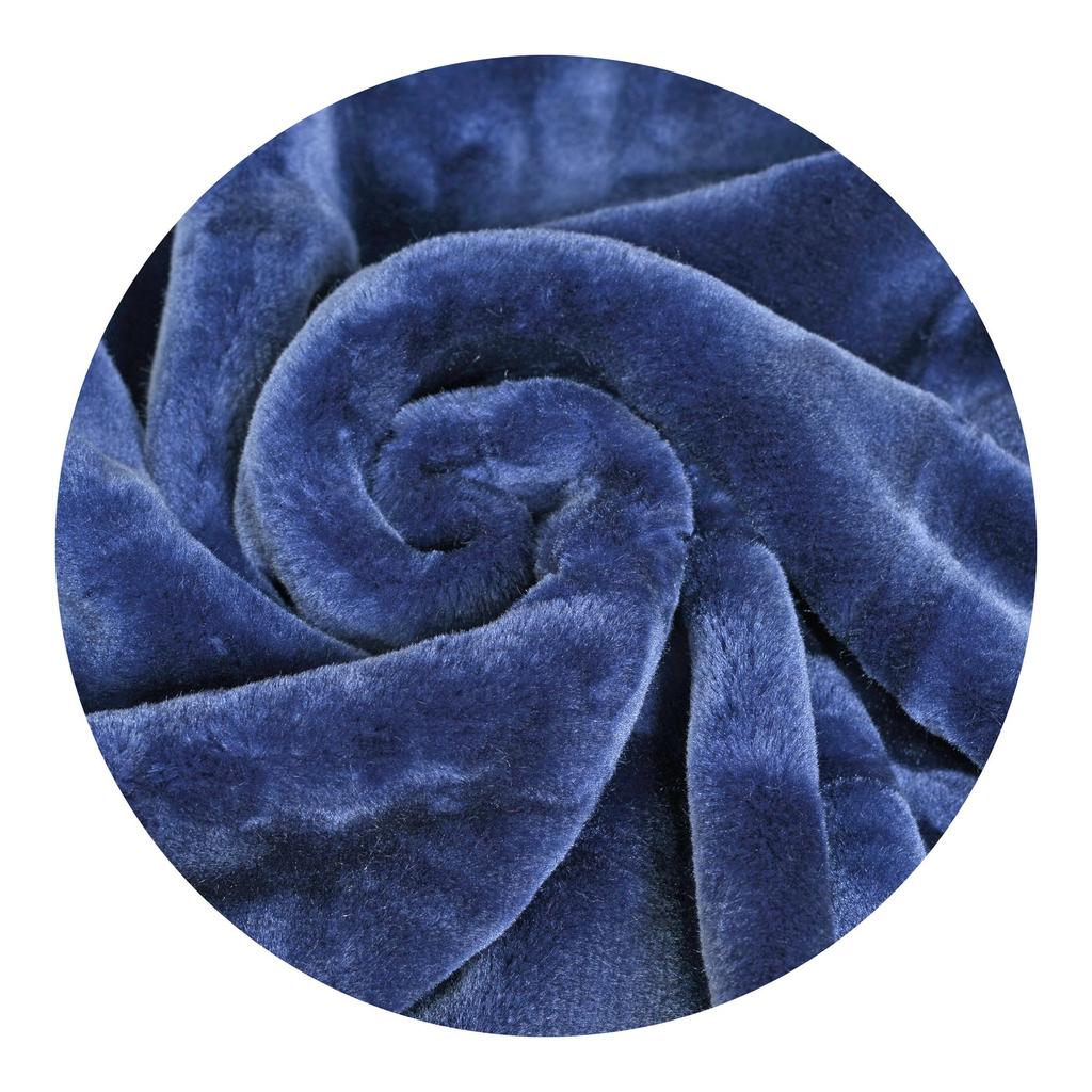 Acrylic Blanket 160x200 Cm Navy Blue