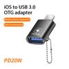 USB 3.0 To Lightning Adapter OTG for iPhone 15 Pro Macbook iPad Fast Charging USB Female To iOS Male Connector U Disk Converter