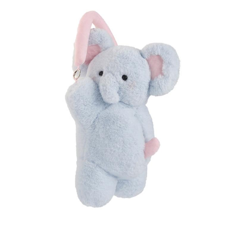 Plush Tissue Holder Adorable Animal Shaped Paper Towel Dispenser Soft Car Organizer For Home And Vehicle Storage