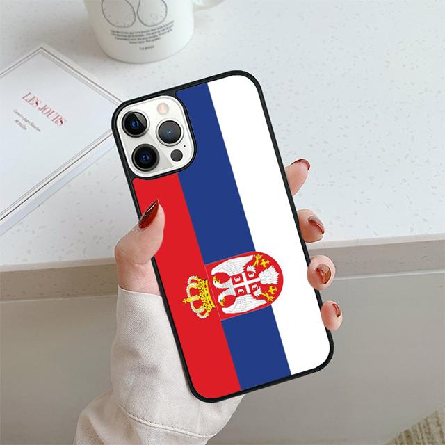 

Serbia Flag Phone Case For iPhone 17 Air 13 12 14 15 16 Cover For Apple iPhone 17 Air 14 15 16 Pro Max 6S Plus Coque iPhone 12or12pro