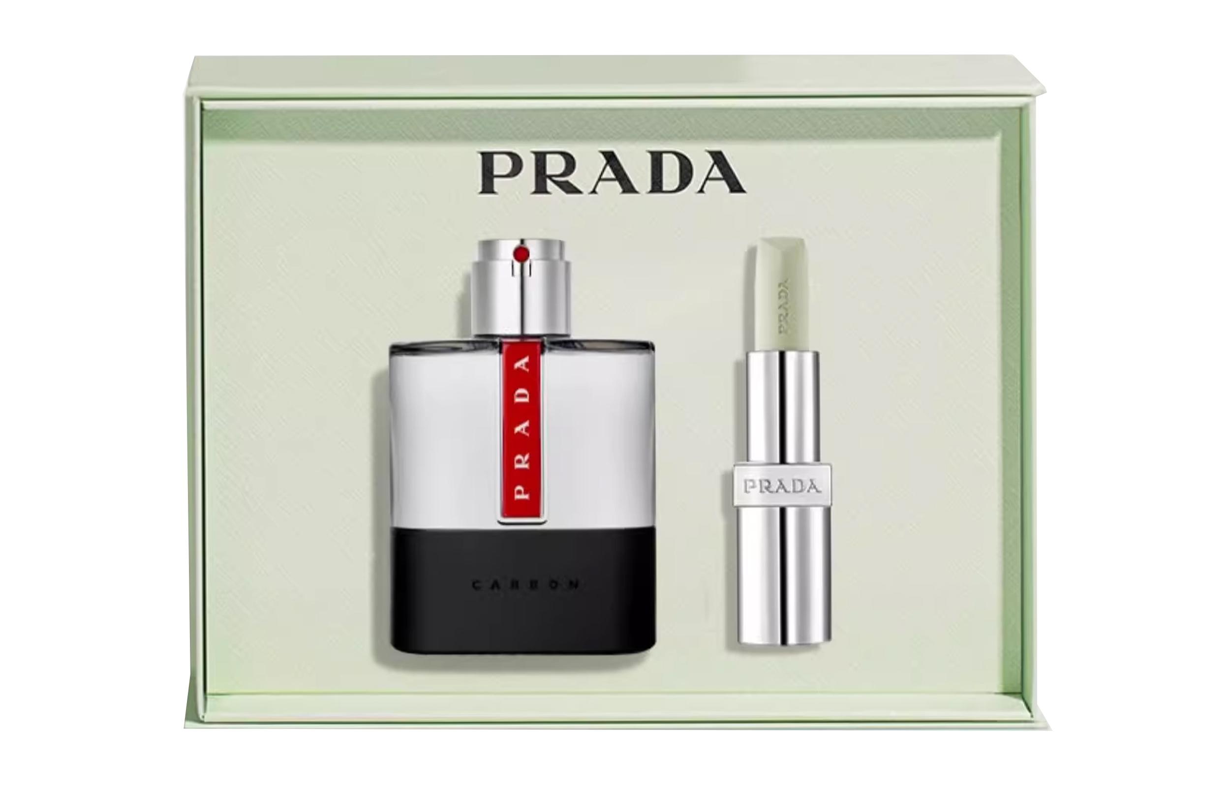 PRADA Red Issue Men s Perfume Lip Balm Box Fragrance Sets EDT Red Edition Men s Perfume Lip Balm Gift Box Set