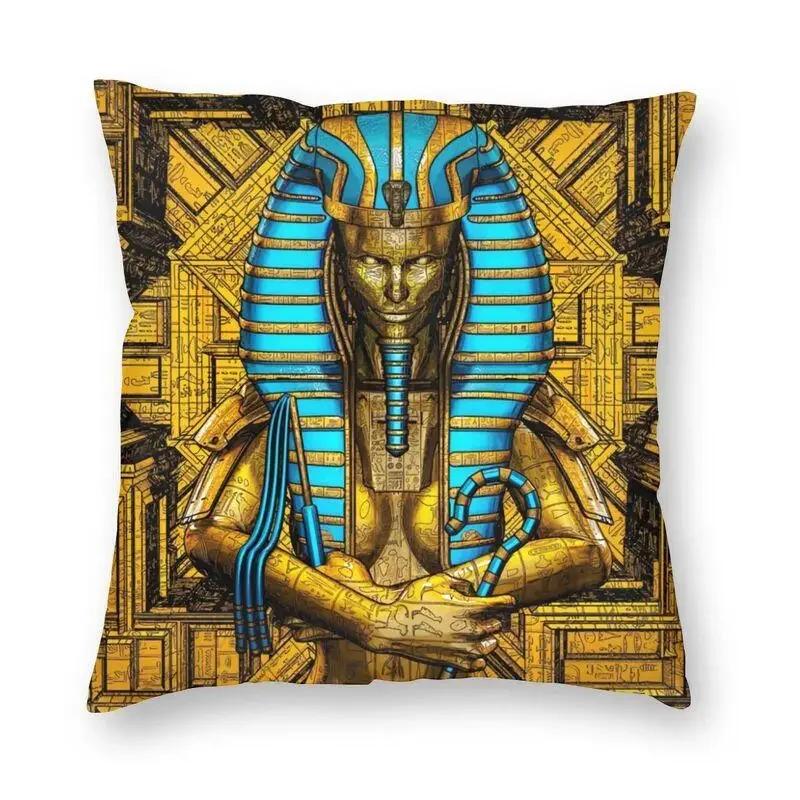 Harajuku Pillowcase Ancient Egyptian  Print Hieroglyphs Cushion Cover Sofa Car Home Decor