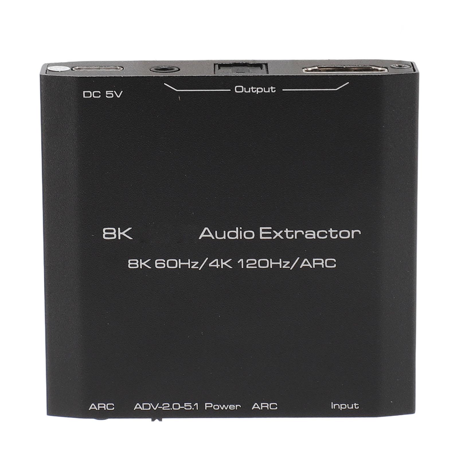 

Интерфейс HD Multimedia Sound Extractor Поддержка 8K HDR 8K 60 Гц 4K 120 Гц Настройки EDID HD Optical