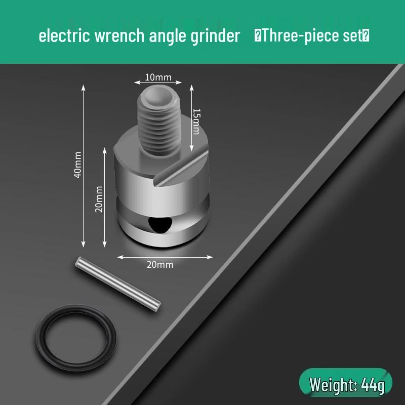 Baolian Electric Drill To Angle Grinder Converter Kit: Chuck, Connecting Rod, and Cutting Attachment